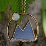 Amethyst Stalactite Large Mountain Necklace