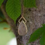 Hematite In Quartz Necklace