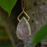 Hematite In Quartz Necklace