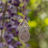 Hematite In Quartz Necklace
