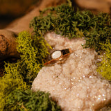 Natural Opal Oval Ring