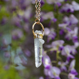 Tibetan Quartz Point Necklace