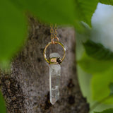 Tibetan Quartz Point Necklace