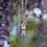 Tibetan Quartz Point Necklace