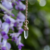 Tibetan Quartz Point Necklace