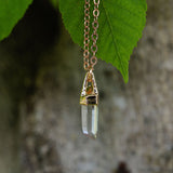 Tibetan Quartz Point Necklace