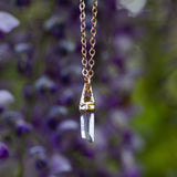 Tibetan Quartz Point Necklace