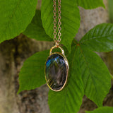 Labradorite Oval Necklace