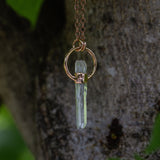 Tibetan Quartz Point Necklace