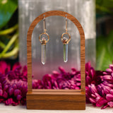 Tibetan Quartz Point Earrings