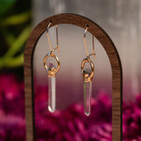 Tibetan Quartz Point Earrings