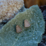 Quartz Druzy Post Earrings