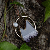 Amethyst Stalactite Large Mountain Necklace