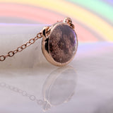 Round Secret Garden Quartz Necklace
