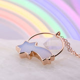 Opalite Large Shooting Star Necklace