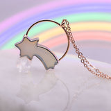 Opalite Large Shooting Star Necklace