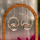 Prasiolite Oval Earrings
