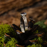 Faceted Blue Kyanite Ring