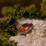 Faceted Sunstone Ring