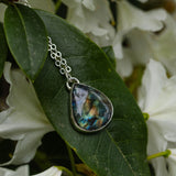 Labradorite Teardrop Necklace