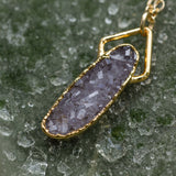 Druzy Amethyst Necklace