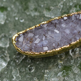 Druzy Amethyst Necklace