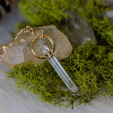 Tibetan Quartz Point Necklace