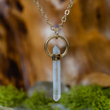 Tibetan Quartz Point Necklace
