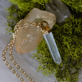Tibetan Quartz Point Necklace