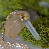 Tibetan Quartz Point Necklace