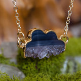 Amethyst Stalactite Cloud Necklace