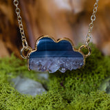 Amethyst Stalactite Cloud Necklace