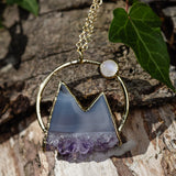 Amethyst Stalactite Large Mountain Necklace