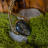 Labradorite Inverted Teardrop Necklace