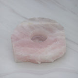 Rose Quartz Tea Light Candle Holder