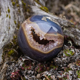Amethyst and Agate Sphere
