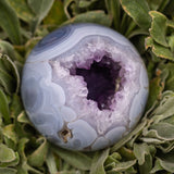 Amethyst and Agate Sphere