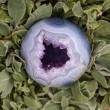Amethyst and Agate Sphere