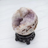 Pink and Purple Amethyst Sphere