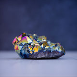 Titanium Aura Quartz Cluster