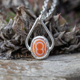 Silver Carnelian Necklace