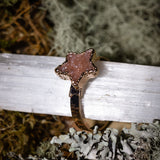 Druzy Star Ring
