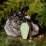 Glow In The Dark Coffin Necklace