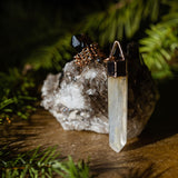 Faceted Citrine Point Necklace