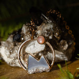 Amethyst Stalactite Small Mountain Necklace