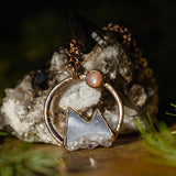 Amethyst Stalactite Small Mountain Necklace