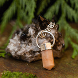 Pink Amethyst Point Necklace