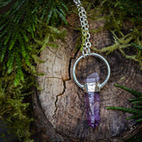 Vera Cruz Amethyst Point Round Top Necklace