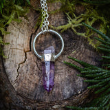 Vera Cruz Amethyst Point Round Top Necklace