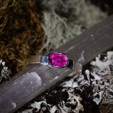 Faceted Garnet Ring